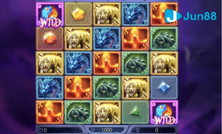 Tính thưởng nổ hũ Jun88 4 thần thú